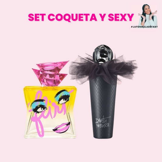 Set Coqueta y Sensual - Perfume de Feromonas Duo